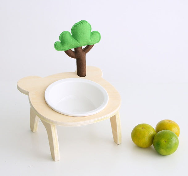 Cub bowl tilt pet bowl