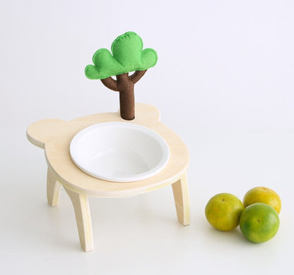 Cub bowl tilt pet bowl