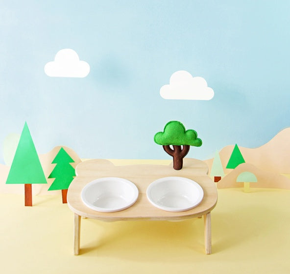 Cub bowl tilt pet bowl