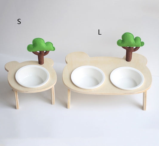 Cub bowl tilt pet bowl