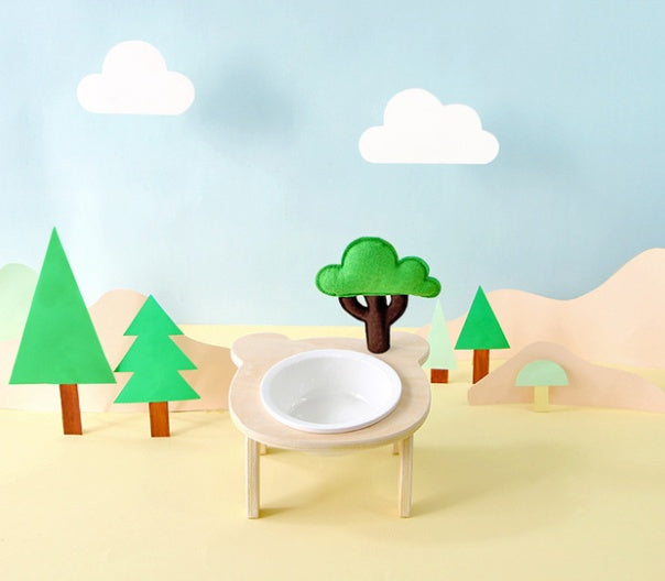 Cub bowl tilt pet bowl