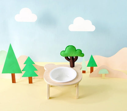 Cub bowl tilt pet bowl