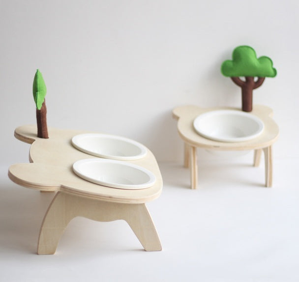 Cub bowl tilt pet bowl